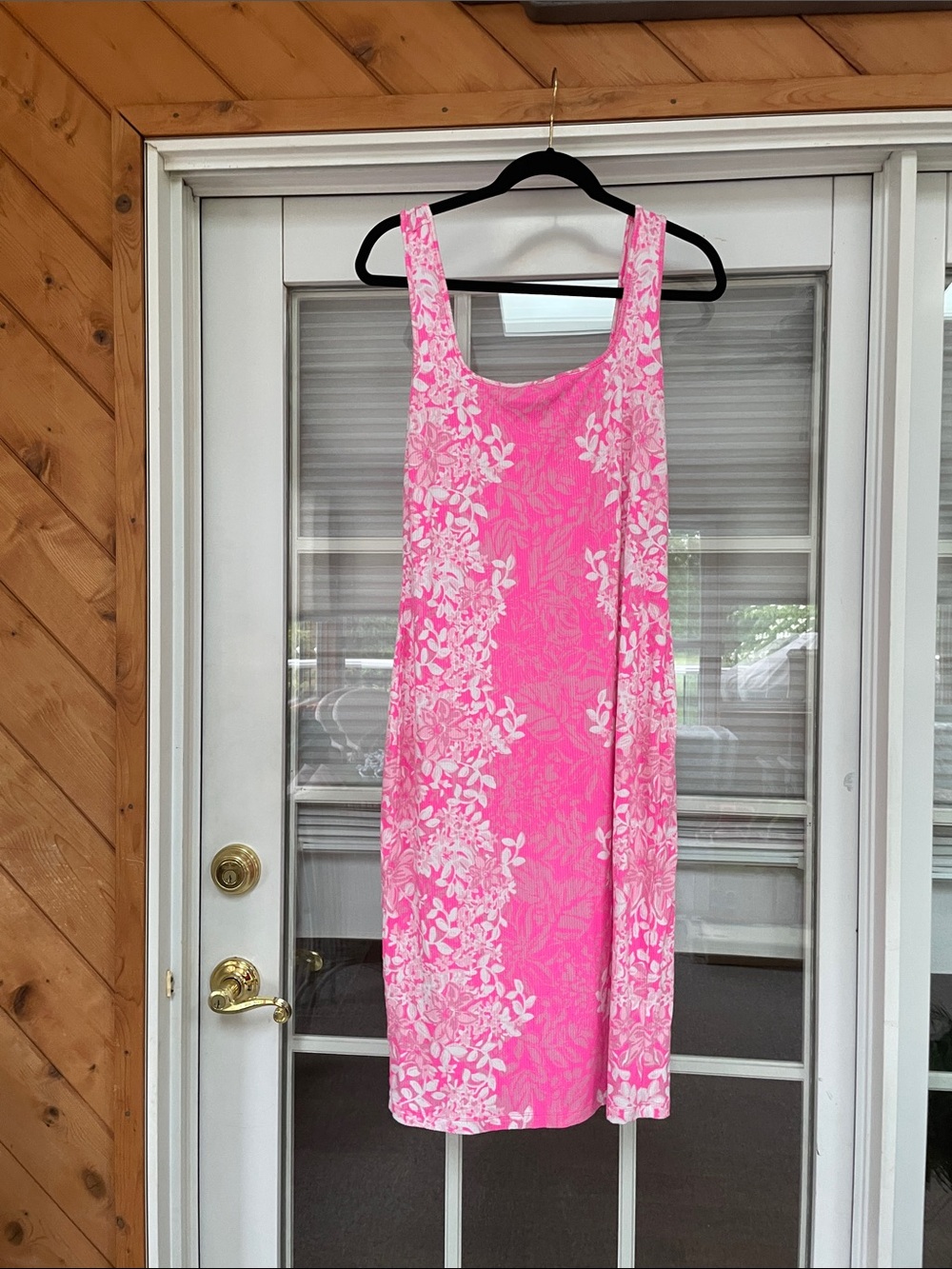 Lilly Pulitzer Pink and White Floral Maxi Dress